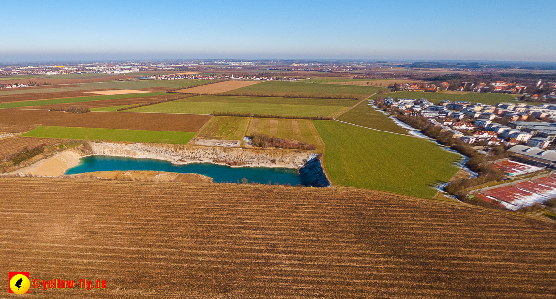 07.02.2023 - Luftbilder von dem Quetschwerk in Gronsdorf bei Haar